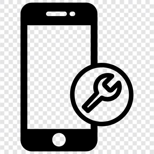 Mobile Phone Settings, Phone Settings, Mobile Settings icon svg