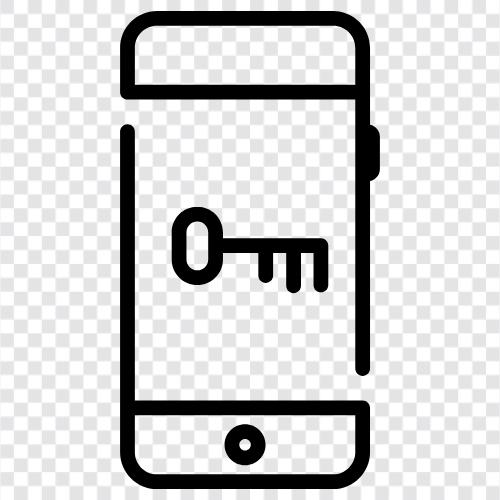 Mobile security, Mobile phone security, Mobile phone hacking, Mobile phone spying icon svg