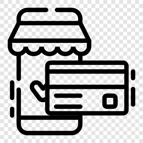 mobile wallet, bitcoin, mobile phone, NFC icon svg