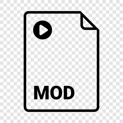 mod, game, modification, files Значок svg