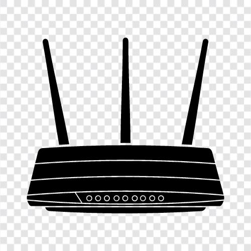 Модем, беспроводной, ADSL, кабель Значок svg