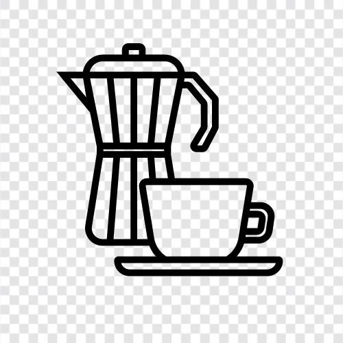 Mokakanne, Espresso, Kaffee, Tasse symbol