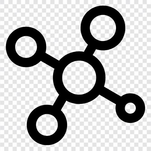 molecule, chemistry, atom, chemical icon svg