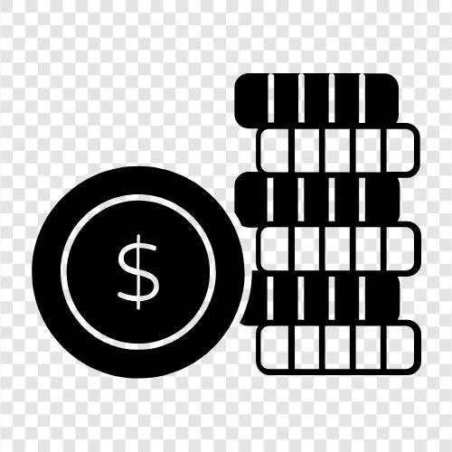 Geld, Digital, Bitcoin, Blockchain symbol