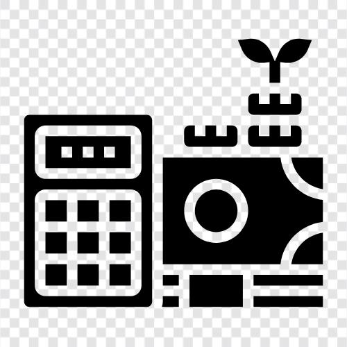 money, savings, reducing, spending icon svg