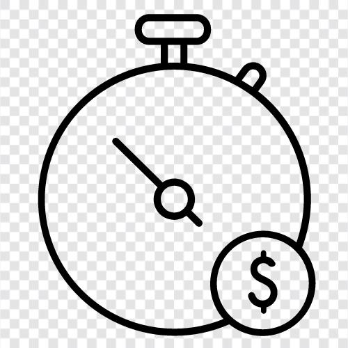 money is time, time management, time management tips, save time icon svg