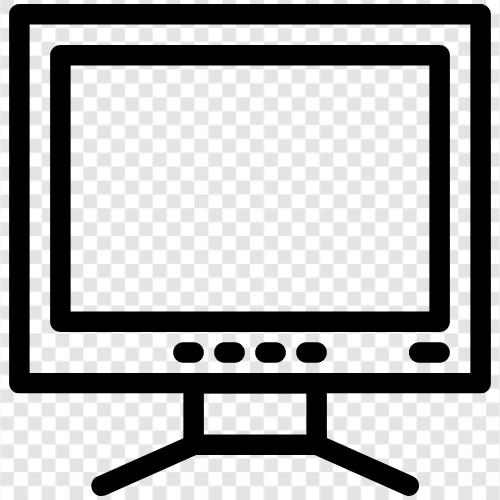 monitor, screen, display, computer icon svg