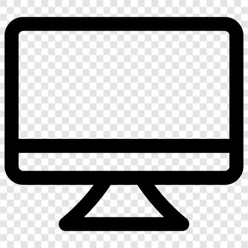 monitor computer, computer monitor, laptop monitor, desktop monitor icon svg