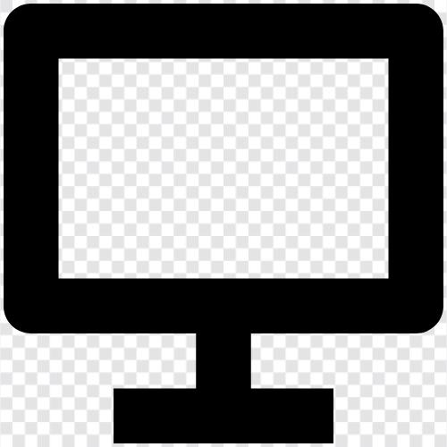 Monitor Computer, Computermonitor, Monitoranzeige, Monitore symbol