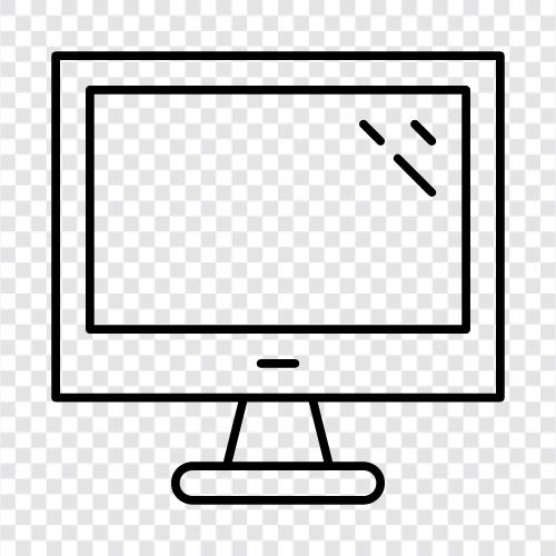 Monitor, Bildschirm, Bild, Anzeigegerät symbol