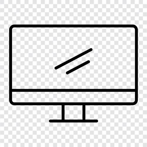 monitor, computer, laptop, desktop icon svg