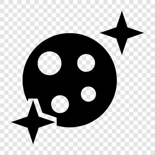 Mondlandung, Mondrover, Mondfelsen, Mondstaub symbol
