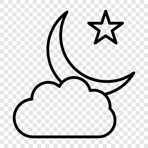 moon, celestial, full, new icon svg