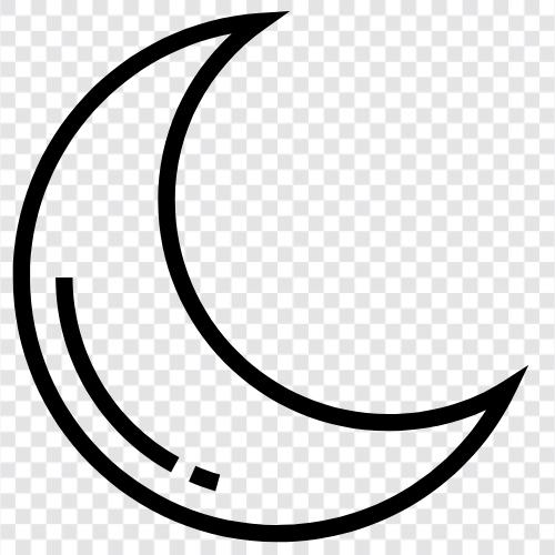 Moons, celestial body, natural satellite, planetary body icon svg