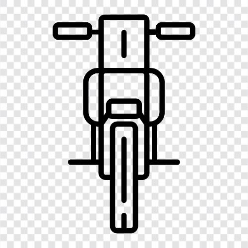 Motocross, Dirtbiking, Rennsport, Motorrad symbol