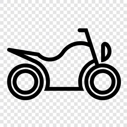 motocross, dirt bike, street bike, cafe racer icon svg