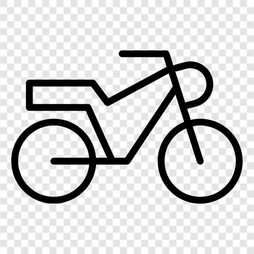 Motorrad, Geschwindigkeit, Fahrrad, Radtour symbol