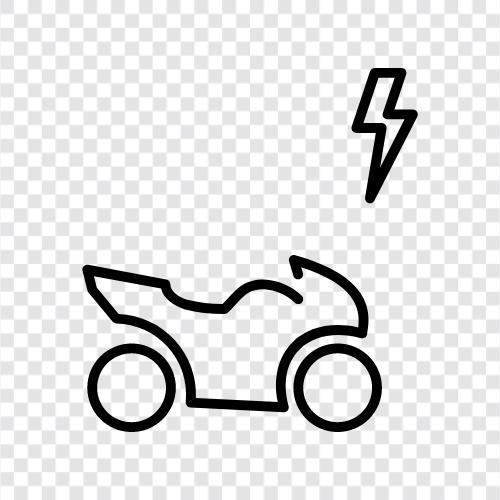 Motorrad, Elektrisch, Motorradfahrräder, Elektrofahrrad symbol