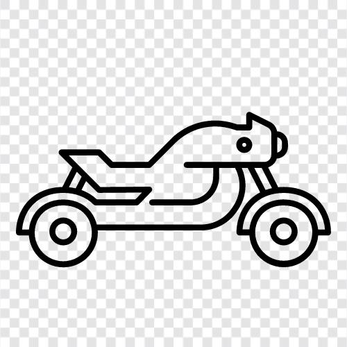 Motorrad fahren symbol