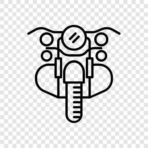 Motorrad, Motorrad fahren, Motorradrennen, Motorradunfälle symbol