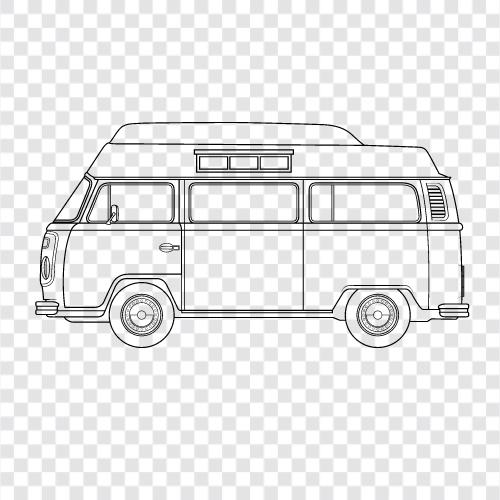 motorhome, travel, camping, fishing icon svg