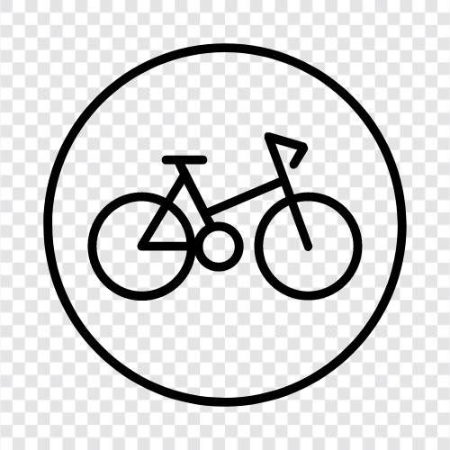 dağ bisikleti, bisiklet ikon svg
