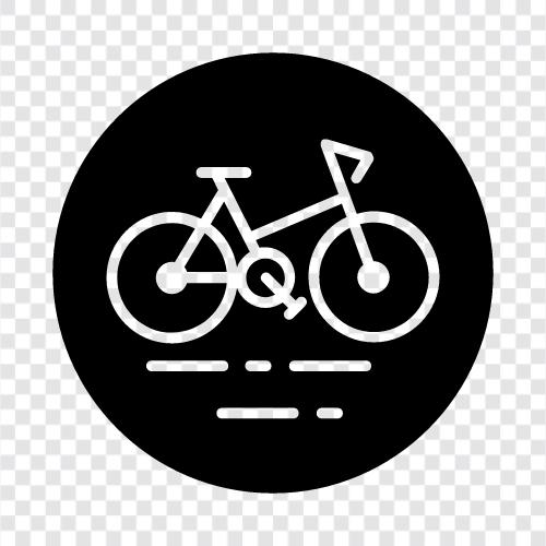 Mountainbiken, Radfahren, Berg, Offroad symbol