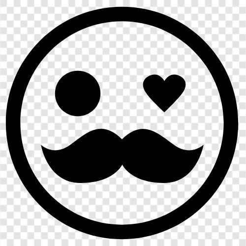 moustache, mans, beards, facial hair icon svg