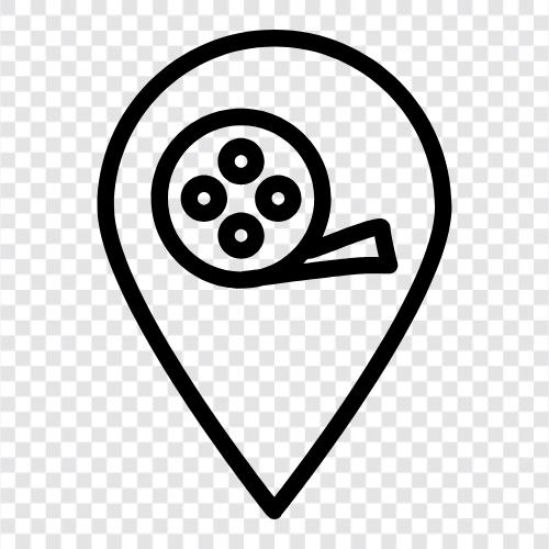 film, filmtheater, filmtheatererfahrung, filmtrailer symbol