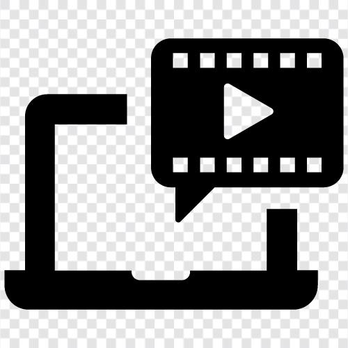 movie player, music player, video player, media player icon svg