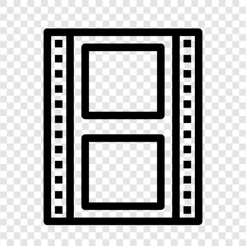 filmstrip, animation, zeichentrick symbol