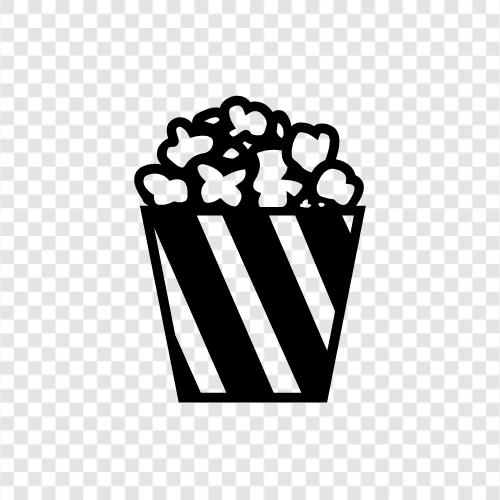 Kino, Film, Popcorn, Munchies symbol