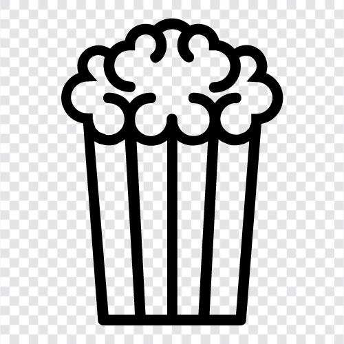 movie theater popcorn, microwave popcorn, popcorn maker, movie popcorn icon svg