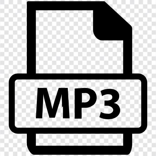 mp3, ses, müzik, şarkı ikon svg