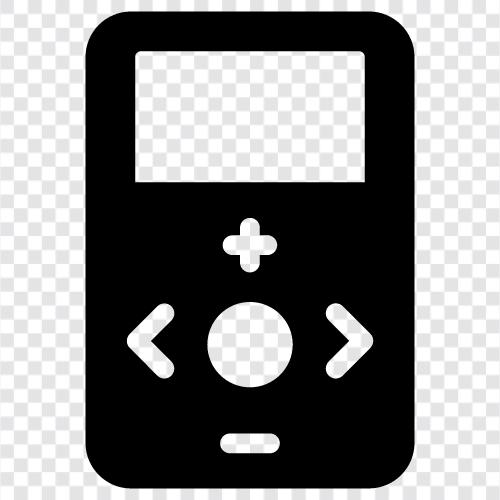 mp3Player, mp4Player, MusikPlayer, MusikPlayerApp symbol