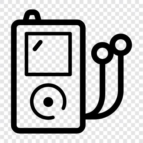 mp3 player, music player, music player app, music player for android icon svg