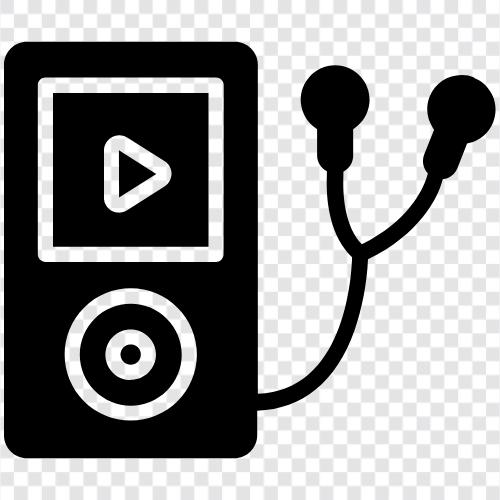 MP3Player, Musik, CDPlayer, Apple symbol