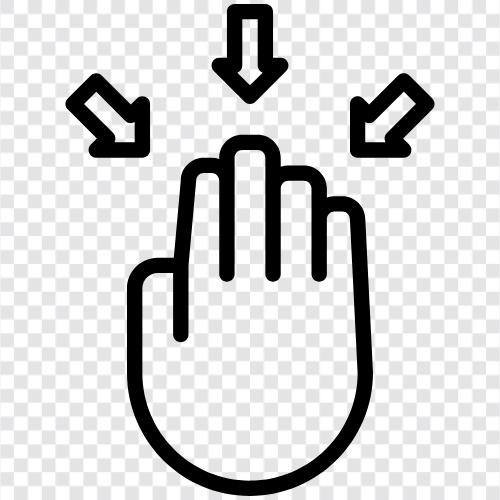 multi touch gestures, multi touch support, multi touch hand icon svg