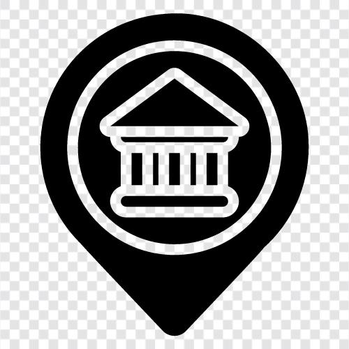 Museumsadresse, Museumsstunden, MuseumsOrtsplan, MuseumsWebsite symbol