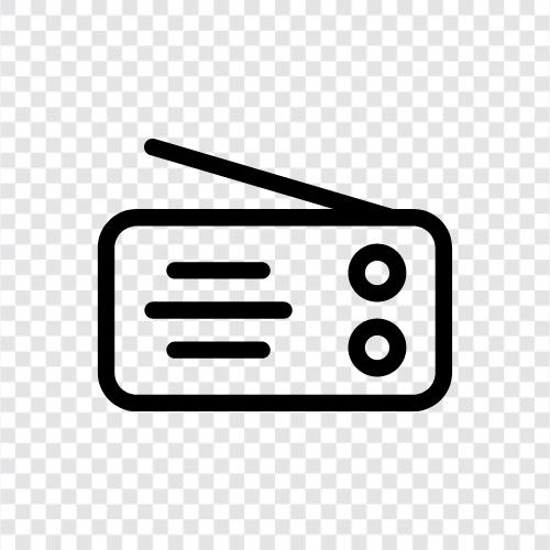 music, broadcast, shortwave, talk icon svg