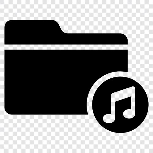 Musikdateien, MP3, MusikPlayer, MusikBibliothek symbol