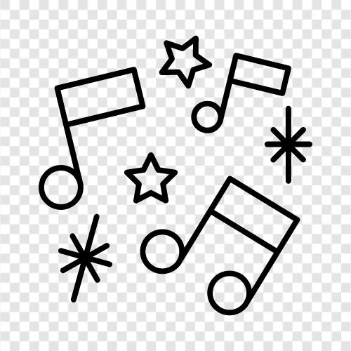 music industry, music technology, music education, music therapy icon svg