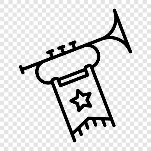 music, brass, instrument, brass band icon svg