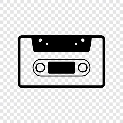 music, music cassette, music album, music cassette album icon svg