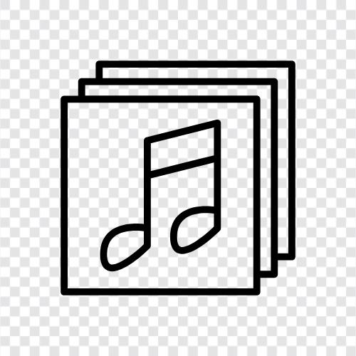 music, music album, music album cover, album artwork icon svg