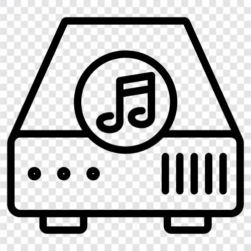 music streaming, online music streaming, online music player, online music library icon svg