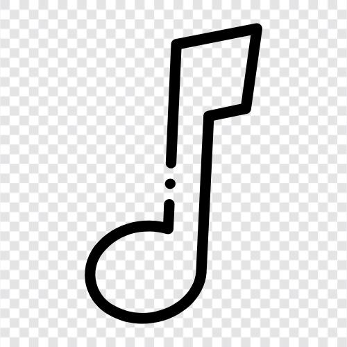 Musikalische Partitur symbol