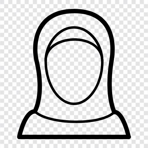 muslim feminism, muslim women, islam, hijab icon svg