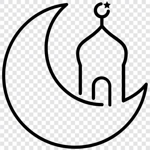 Muslim, Islam, mosque, Islamic icon svg