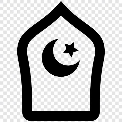 Muslime, islamischer, islamischer Zustand symbol